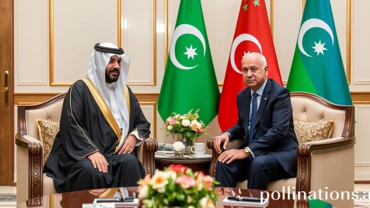 AI Generated: Sheikh Abdullah bin Zayed Meets Azerbaijan’s Foreign Minister The UAE and Azerbaijan explored ways to support shared development goals during a high-level diplomatic meeting